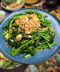 Rau ngót lào xào tỏi