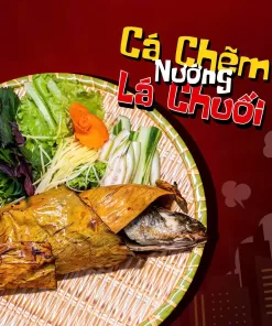 Cá chẽm nướng lá chuối